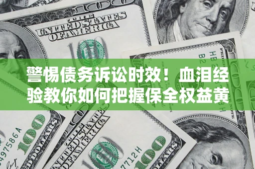 武汉警惕债务诉讼时效！血泪经验教你如何把握保全权益黄金期