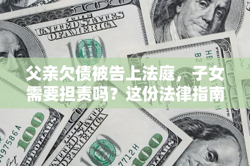 武汉父亲欠债被告上法庭，子女需要担责吗？这份法律指南必须看完