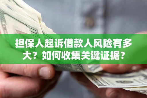 武汉担保人起诉借款人风险有多大？如何收集关键证据？