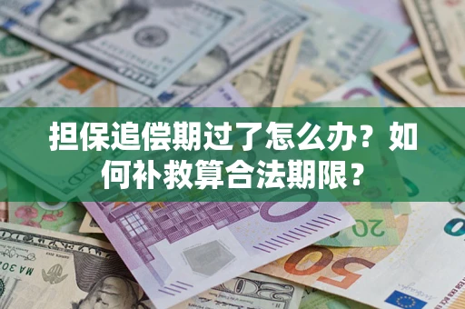 武汉担保追偿期过了怎么办？如何补救算合法期限？