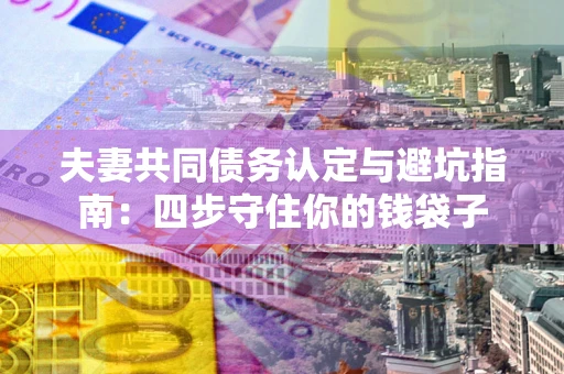 武汉夫妻共同债务认定与避坑指南：四步守住你的钱袋子