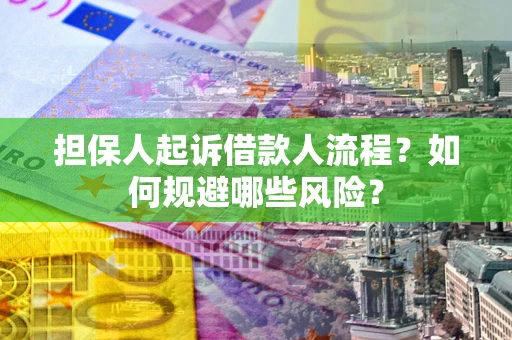 武汉担保人起诉借款人流程？如何规避哪些风险？