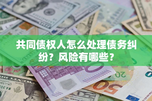 武汉共同债权人怎么处理债务纠纷？风险有哪些？